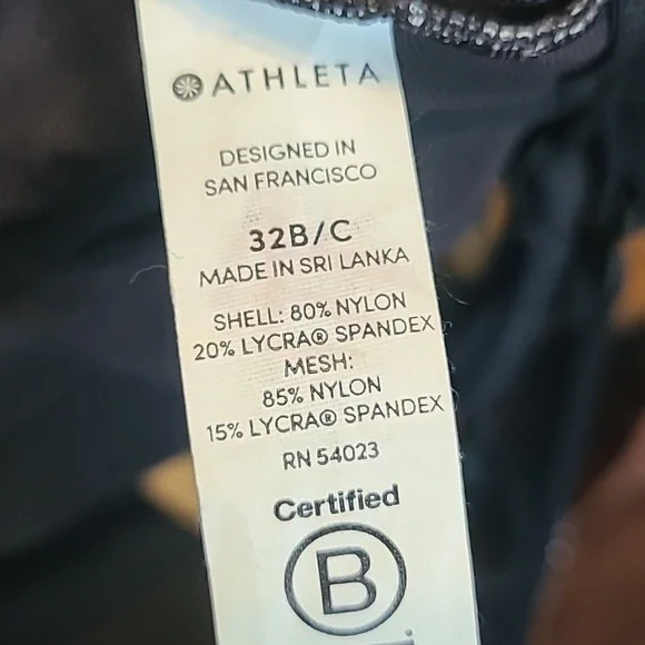 Athleta Top Swim Size 32b/C - Picture 4 of 4